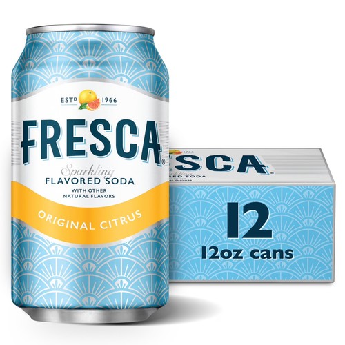Fresca citrus soda pop - fresca, frigo