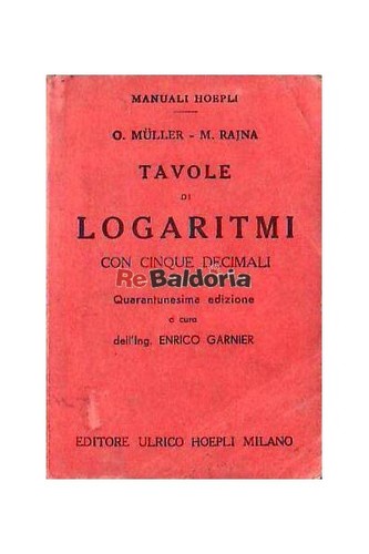 Tavole logaritmi ulrico - di,