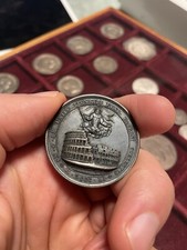 medaglia  Pio IX via crucis al Colosseo