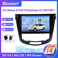 DAB+4G Android14 autoradio stereo GPS CarPlay per Nissan X-Trail T32 Qashqai J11