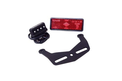 Kit luce targa supporto - +, +
