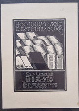 Bruno osimo ex libris - da, osimo.