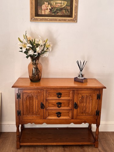 Mobiletto vintage rovere - mobiletto,