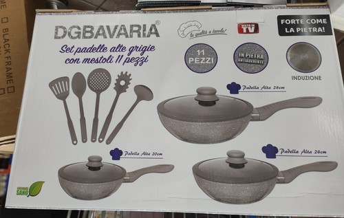 Bavaria set padelle alte - bavaria,