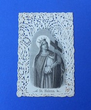 Santino HolyCard Canivet meccanico Santa Elena Vera Croce