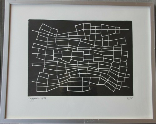 Linogravure signée numéroté