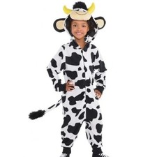 Toddler zipster cow jumpsuit - toddler,