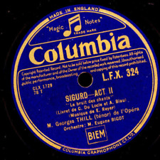 GEORGES THILL -TENOR- "Sigurd"