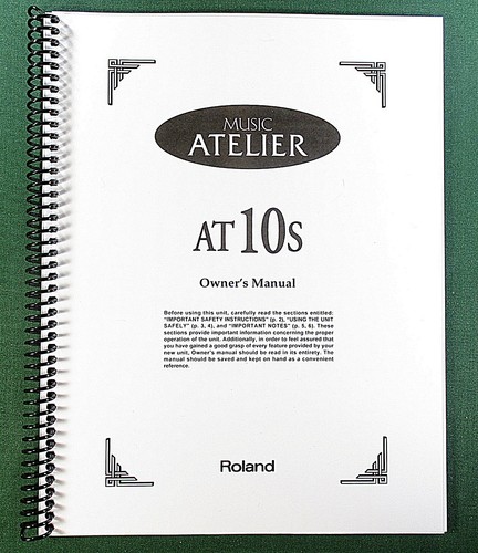 Roland at10s owner - at10s, owner's