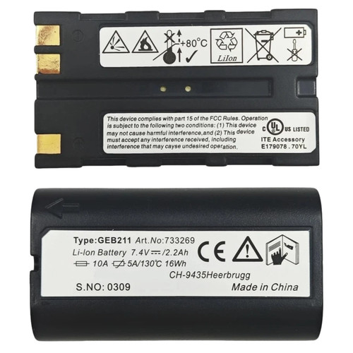 Batteria geb211 per leica - batteria,