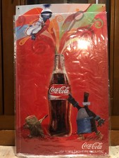 3 Insegne in metallo Coca Cola