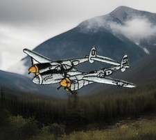 P-38 Lightning WWII Allied Warbird Fighter Plane Patch