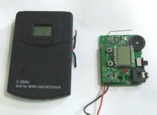 RICEVITORE AUDIO DIGITALE  2,4 GIGA SOLO ELETTRONICA 3,7 VOLT  0,1 WATT 