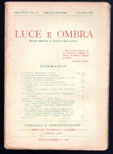 Luce ombra rivista mensile - luce,