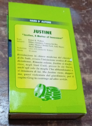 Videocassetta vhs justine - videocassetta🟡vhs,