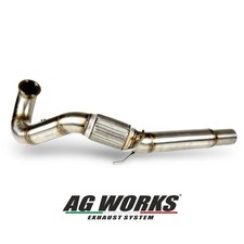Downpipe skat 90 mm inox