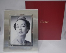 CARTIER : CORNICE ACCIAIO E LEGNO 13X18CM OCCASIONE
