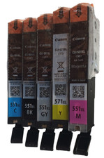INCHIOSTRO CARTUCCIA CANON (CLI-551 XL) ORIGINALE COLORI VARI