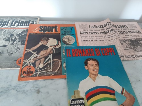 Lotto fausto coppi giornali - lotto,