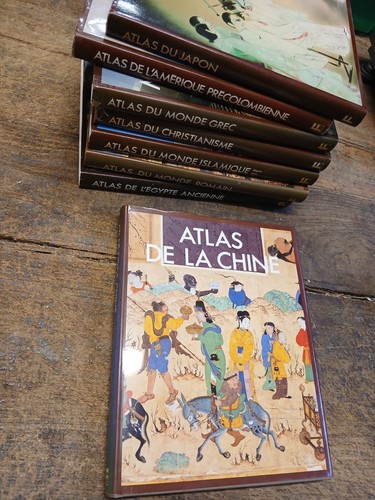 Lotto libri atlas della - di, 8