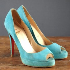 LOUBOUTIN Lady Peep turquoise