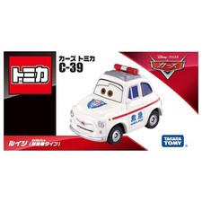 Tomica C-39 Luigi tipo ambulanza Disney Pixar Cars giocattolo pressofuso...