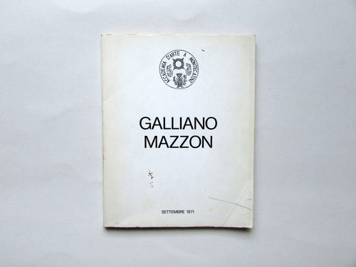 Galliano mazzon catalogo - mazzon,