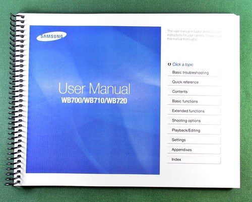 Samsung wb700 manuale - samsung,