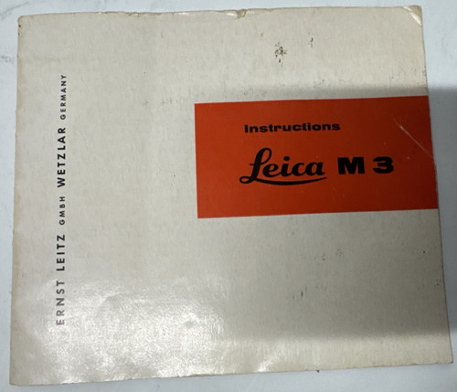 Leitz leica manuale - leitz-leica, m3