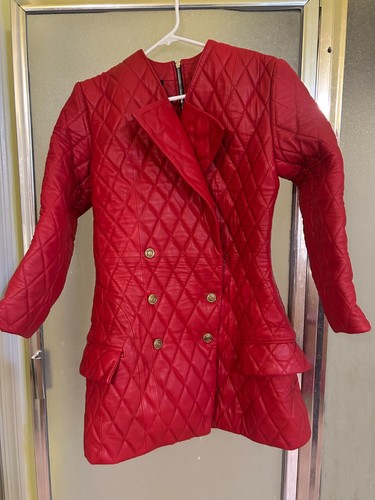 Abito corto balmain pelle - abito, in