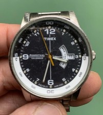 Orologio Uomo Timex Perpetual Calendar Indiglo, ref.CR 2016 CELL Al Quarzo Usato