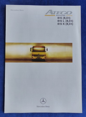 Mercedes atego 815 t - atego, dati