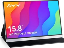 AYY Monitor Portatile 15.8 Pollici FHD 1080P USB-C HDMI Schermo Secondario AA025