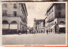 CARTOLINA CASERTA CITTA'  FP  VIAGGIATA 1917 PIAZZA MARGHERITA ANIMATA