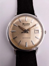 Mens Stainless Bulova 17j 1967