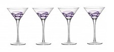 Bormioli rocco ceralacca, set 4 bicchierini cocktail 24 cl viola