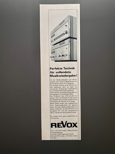 Revox stereo hifi willi - stereo, studer