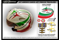 ADESIVI stickers moto KIT per CASCO JET FRECCE TRICOLORI
