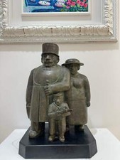La famiglia II Franz Borghese Opera SCULTURA in Bronzo PEZZO UNICO Numerata 42cm