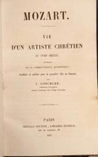 GOSCHLER I. MOZART. Vie d'une