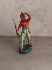 INDIANO CON FUCILE - CONFALONIERI ?? -Soldatino in  pasta  (5044)