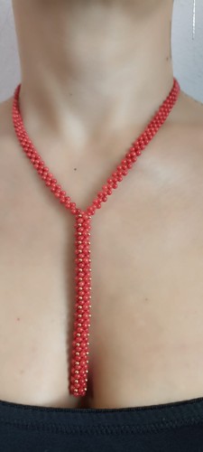 Collana corallo rosso di - in,