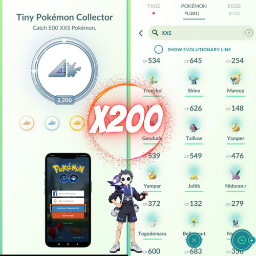 Pokemon xxs per - pokemon, (x200)