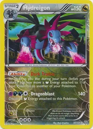 Hydreigon 124 pokemon - hydreigon,