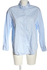 H&M Camicia a maniche lunghe Donna Camicia elegante Taglia IT 40 blu-bianco