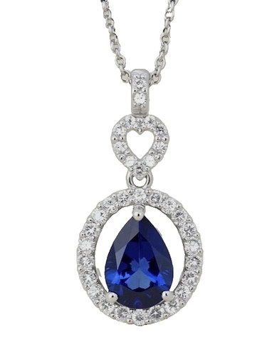 Pendente oro bianco 14k - in,