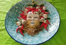 Piatto decorativo in ceramica