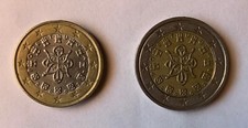 Moneta da 1 e 2 euro del
