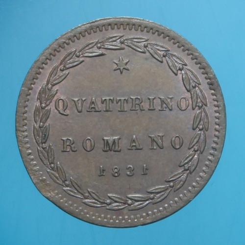 Gregorio xvi quattrino 1831 - xvi,