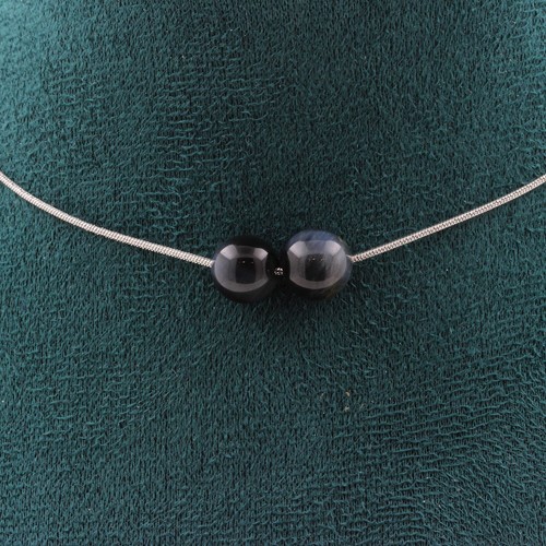 Collana perle occhio - perle, di